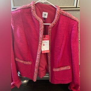 Cabi Fushia Ballroom Jacket/ Spring 6466/ New with Tags